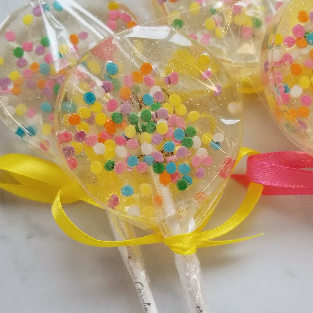 Celebration Sparkle Sprinkle Birthday Cake Lollipop