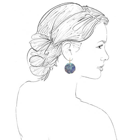 Blue Cebille Earrings