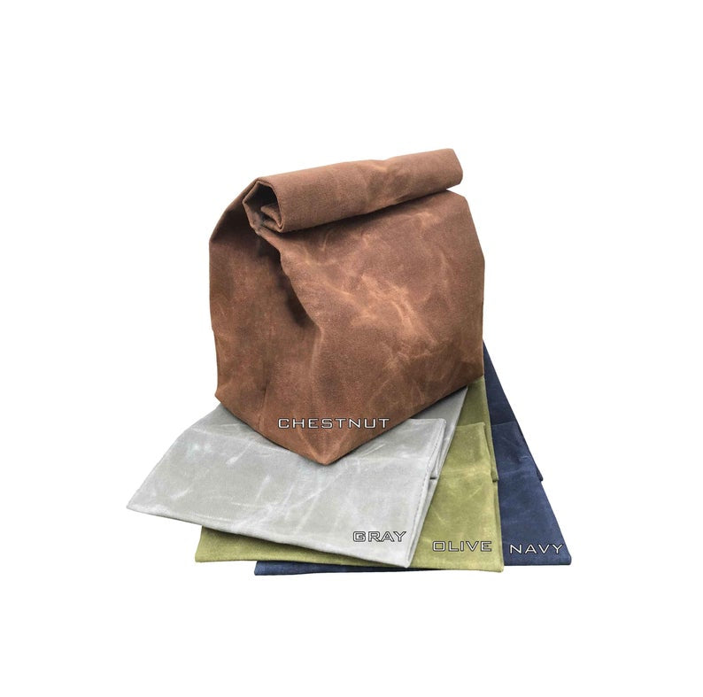 Waxed Canvas Lunch Sack