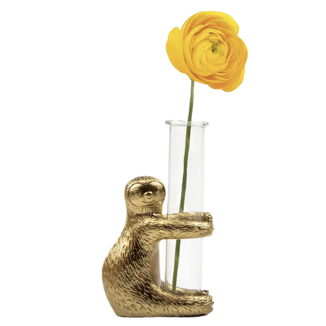 Sloth Test Tube - Gold