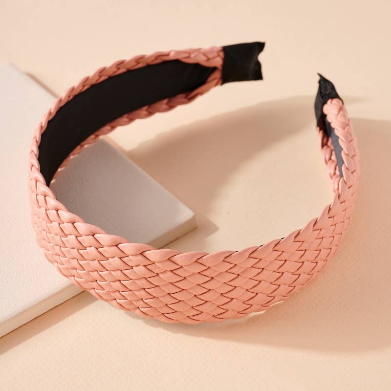 Braided Leather Headband