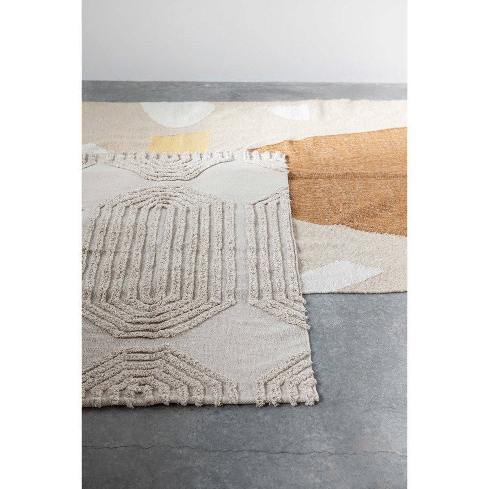 3' x 5' Cotton Tufted Rug