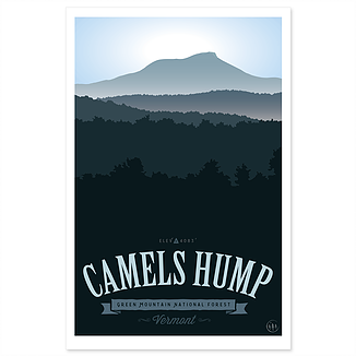 Camel's Hump No. 2  - 12.5x19" print