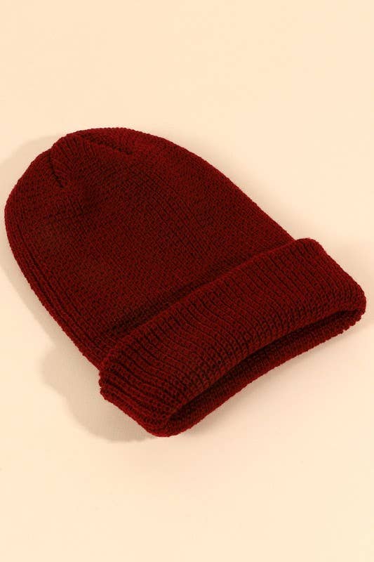 Low Gauge Ribbed Beanie