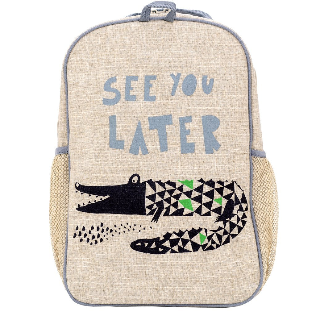 Wee Gallery Alligator Grade School Backpack