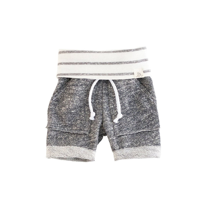 Gray and Coastal Stripe Shorts