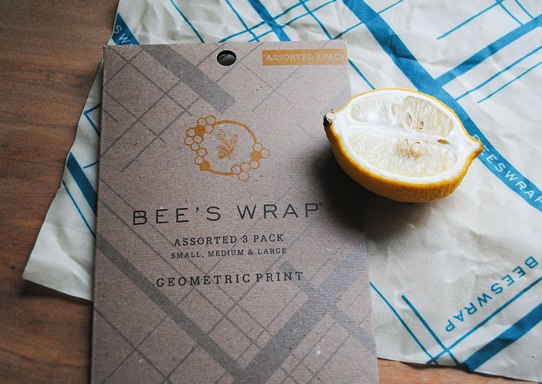 Set of 3 Assorted Wraps, in Geometric Print Bee's Wrap