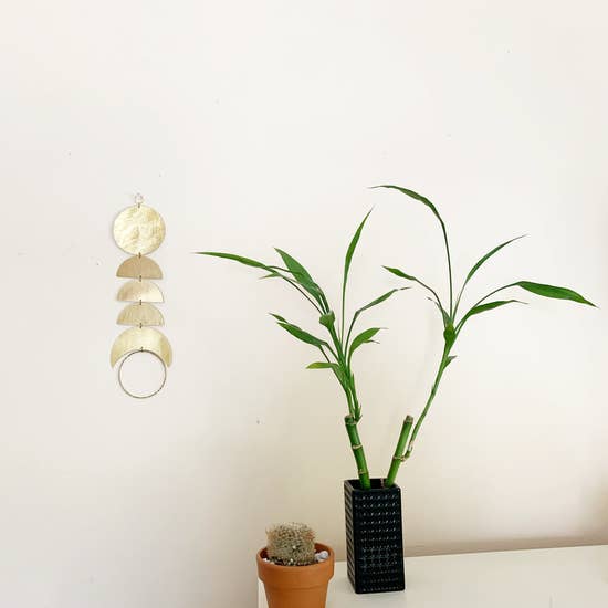 Brass Geometric Wall Hanging