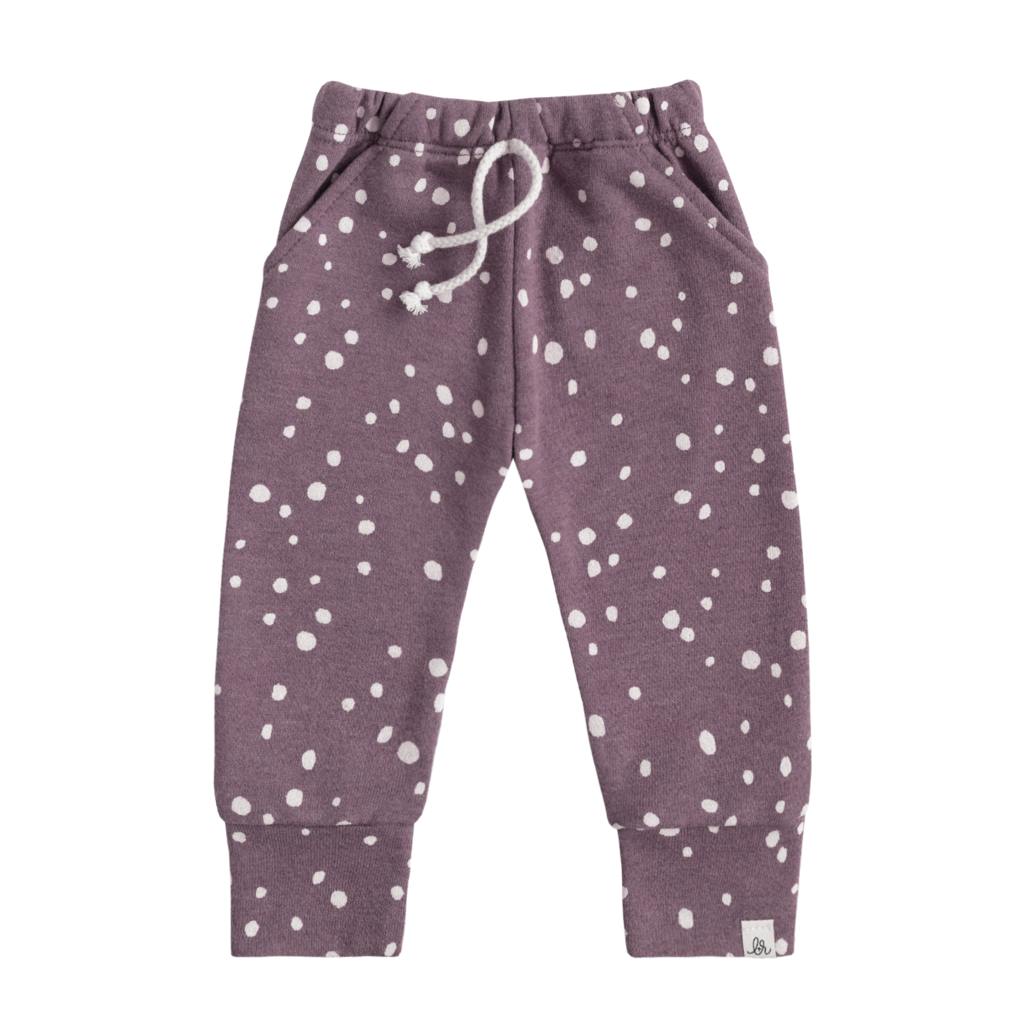 Grape Dot Skinny Joggers