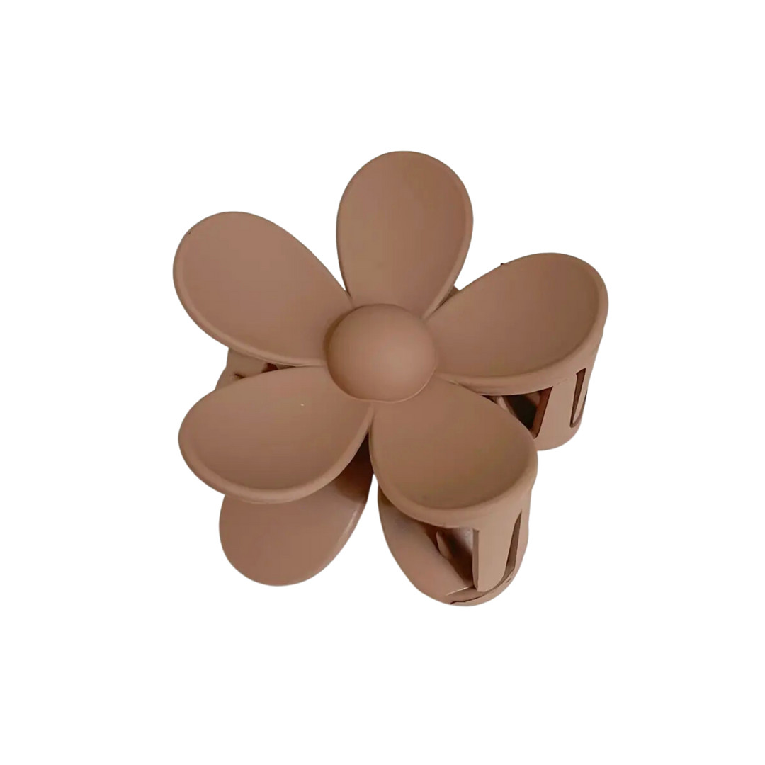 Large Flower Power Floral Hair Clip claw