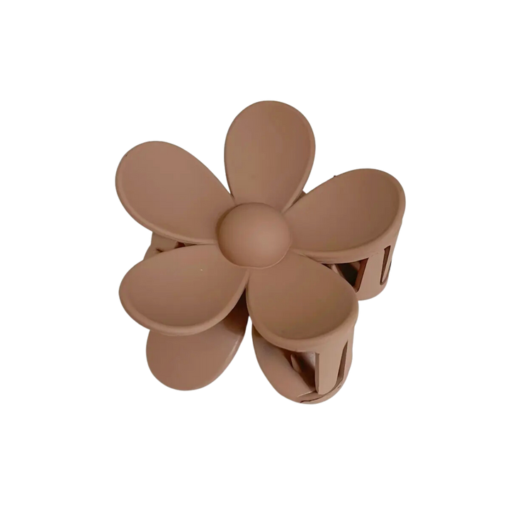 Large Flower Power Floral Hair Clip claw
