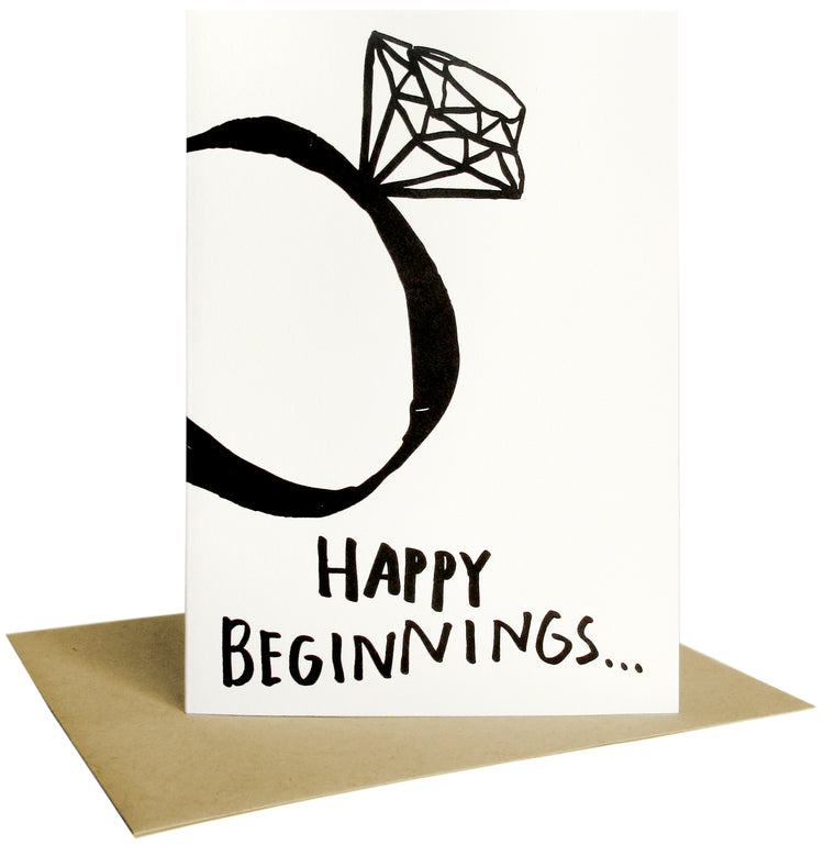 Happy Beginnings Greeting Card