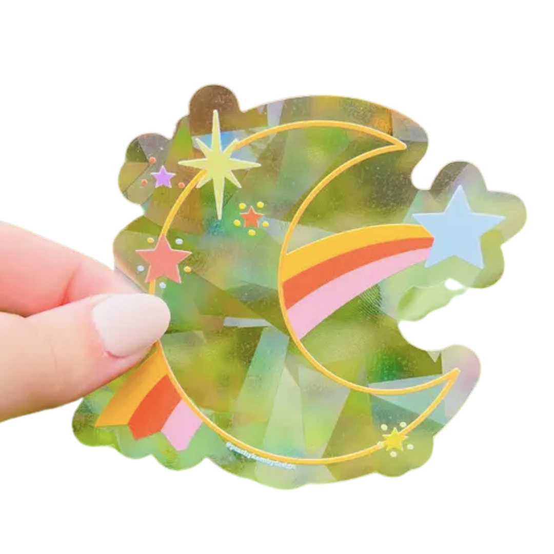 Moon Sticker 4" Suncatcher