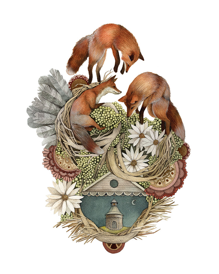 House of Fox - Framed Print (8x10)