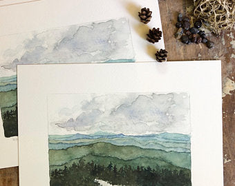 Mount Abraham I Print