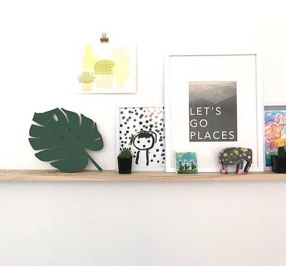 Monstera Wooden Cut Out
