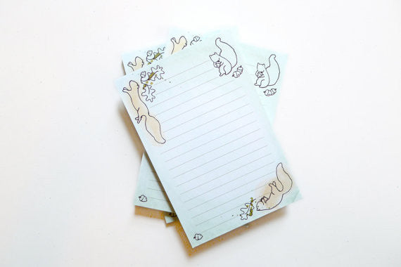 Squirrel Notepad // by Middle Dune