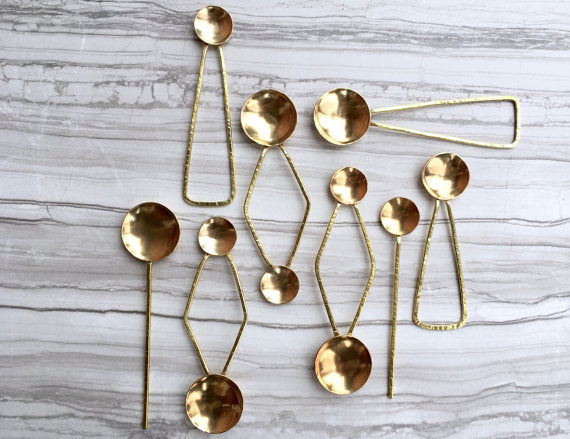 Deluxe Brass Coffee Spoon