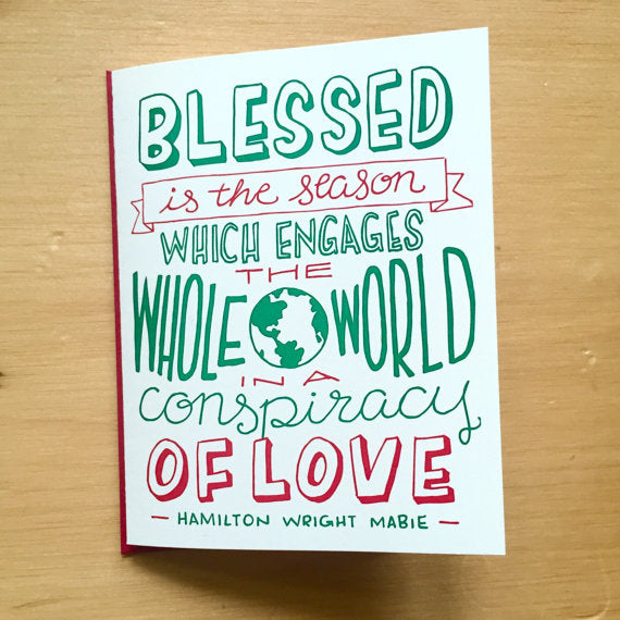 Blessed is the Season Card