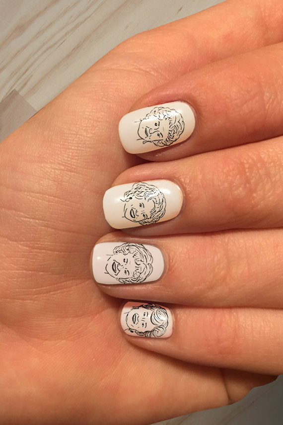 Golden Girls Nail Art Decal