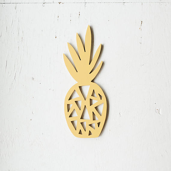 Pineapple Wooden Cut Out