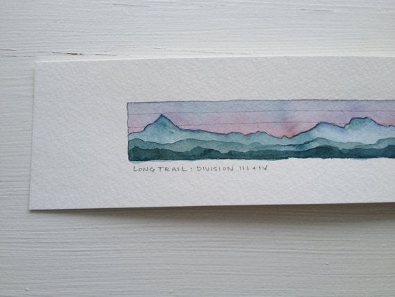 LONG TRAIL: Div. III+IV Print
