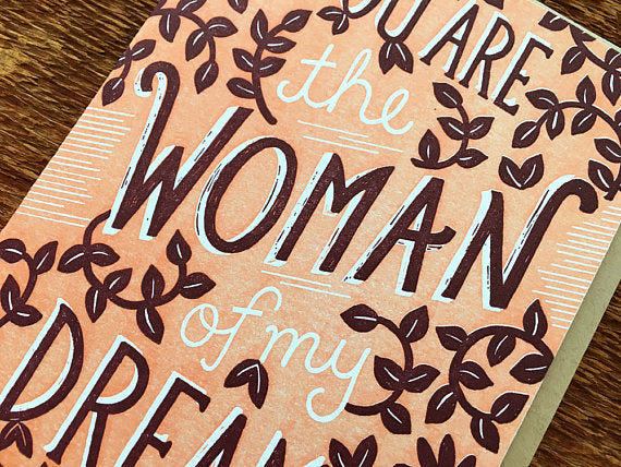 Woman of my Dreams Greeting Card