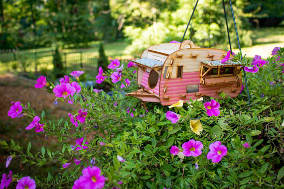 Vintage Camper Bird House Kit
