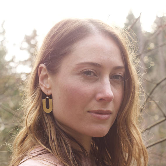 Leola Brass Earrings