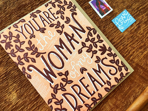 Woman of my Dreams Greeting Card