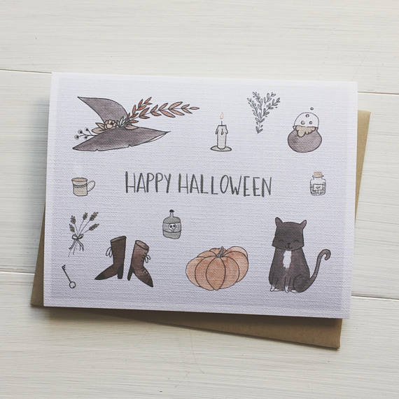 Happy Halloween Greeting Card