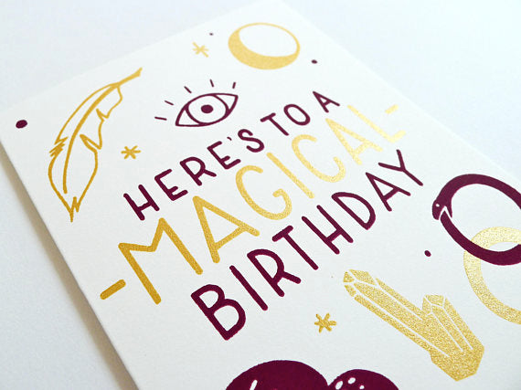 Magical Birthday Card // by Middle Dune