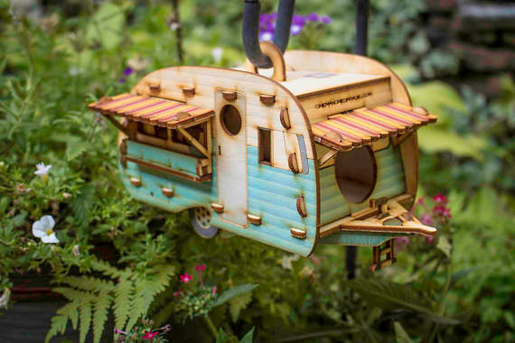 Vintage Camper Bird House Kit