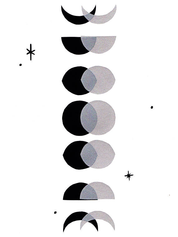Moon Phase Print // by Middle Dune
