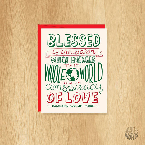 Blessed is the Season Card