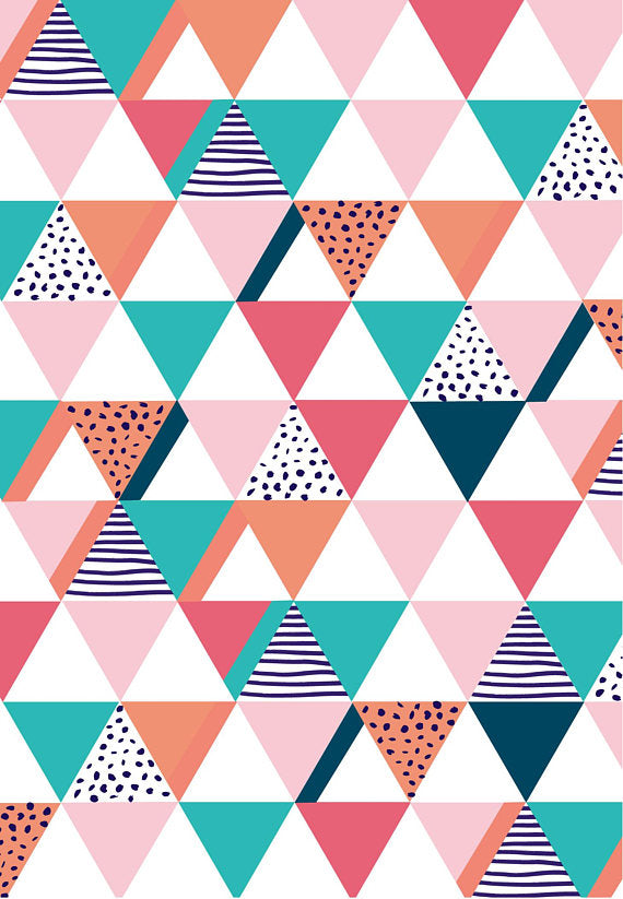 Modern Triangle Wrapping Paper Sheets - WATERBURY