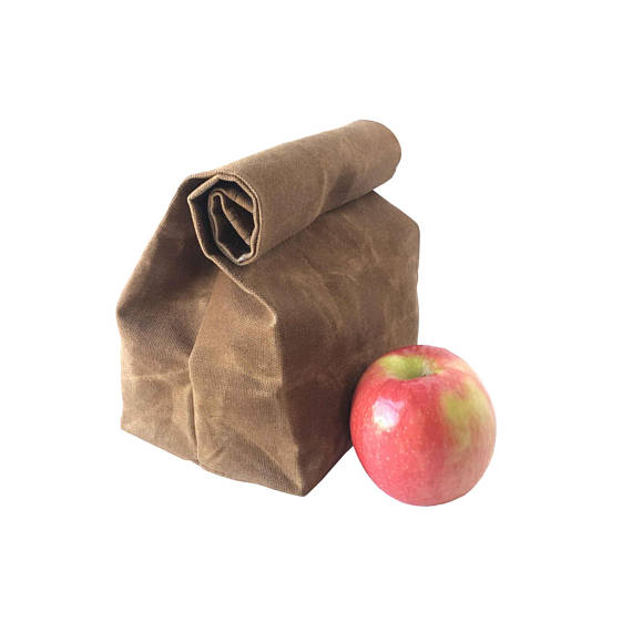 Waxed Canvas Lunch Sack