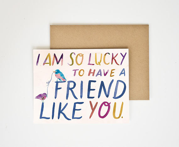 Best Friend Gratitude Card