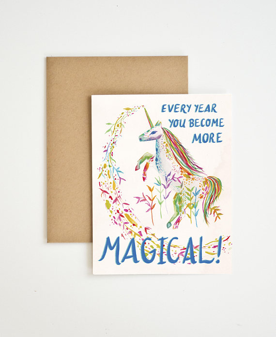Every Year You Become More Magical Card