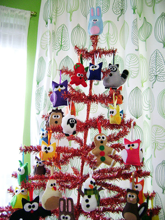 Cow Felt Ornament // By Red Marionette