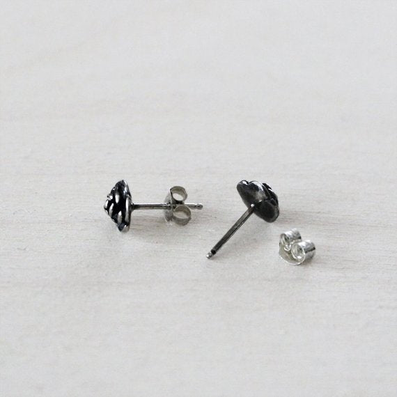 Rosette Stud Earrings - Sterling Silver*