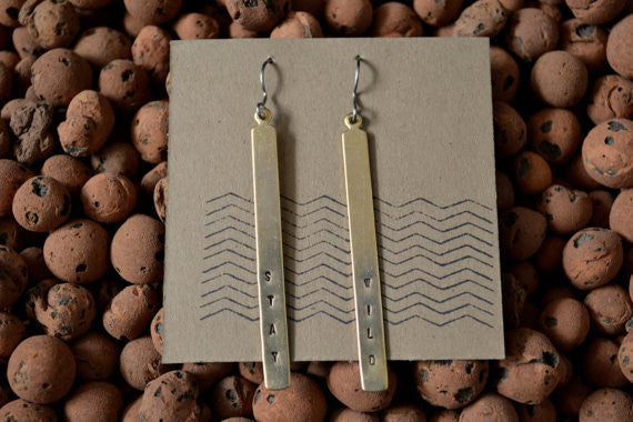 Stay Wild Dangle Earrings