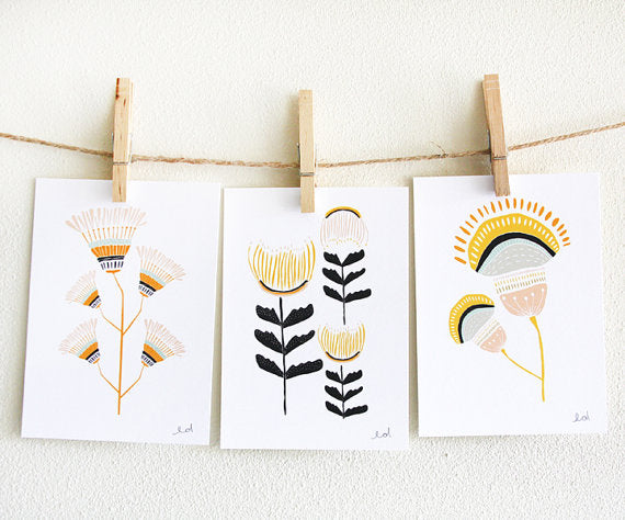 3 Print Set - Desert Flowers 5x7