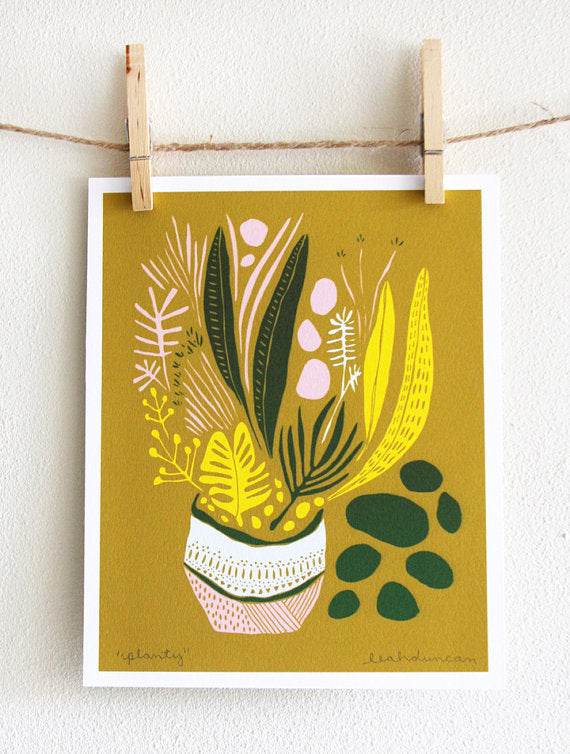 Planty Plant Print 8x10