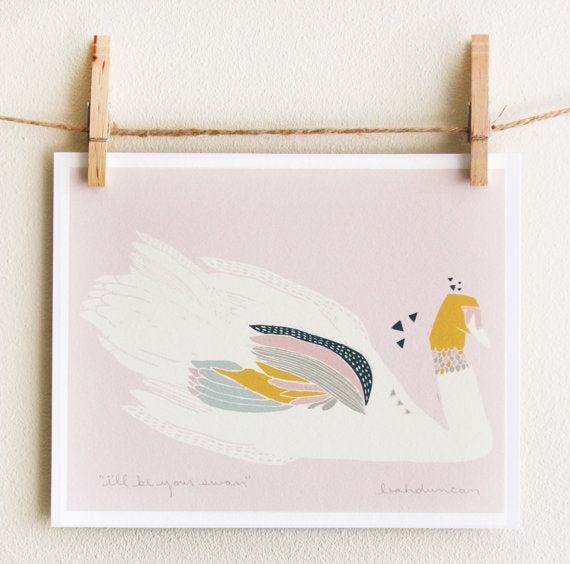 I'll Be Your Swan Print 8x10