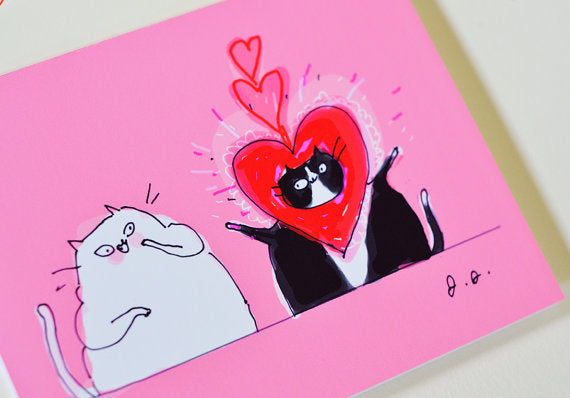 Too Much Love Greeting Card