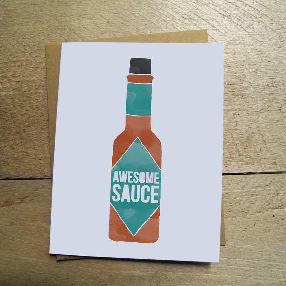 Awesome Sauce Card