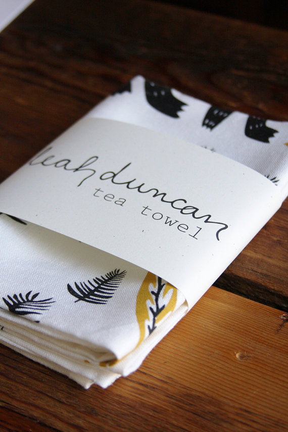 Territory Tea Towel White