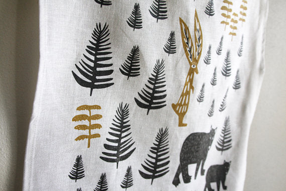 Territory Tea Towel White