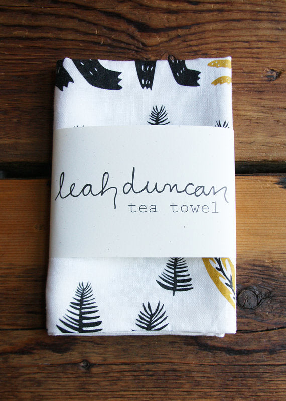 Territory Tea Towel White